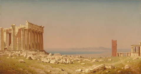 Ruïnes van het Parthenon, 1880